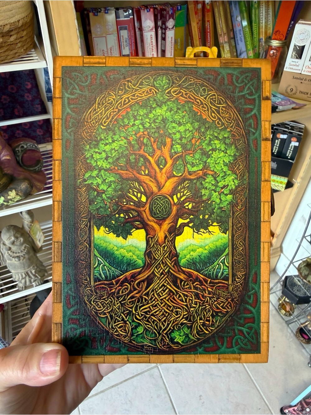 Tree of life wooded box